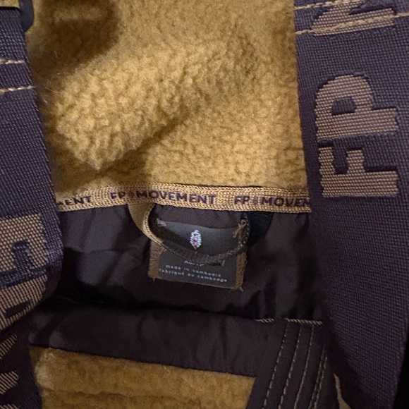 Free People Hit the Slopes High Pile Fleece Snow Bibs - Picture 5 of 6